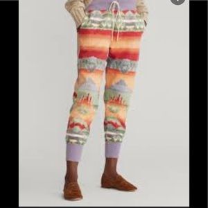 Polo Ralph Lauren Navajo Print Fleece Joggers XS